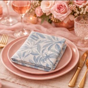 Blue and White Napkins