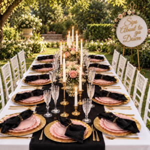 Sips About to Go Down 1 (Pink, Gold and Black) - HIRE